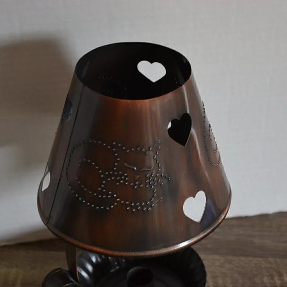 Tin Cat Candle  Holder - Picture 3 of 4
